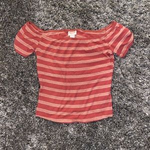 Off the shoulder shirt